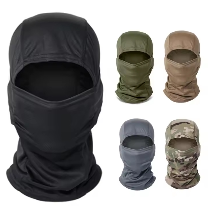 Kominiarka termoaktywna zimowa wojskowa narciarska ciepła maska z kołnierzem