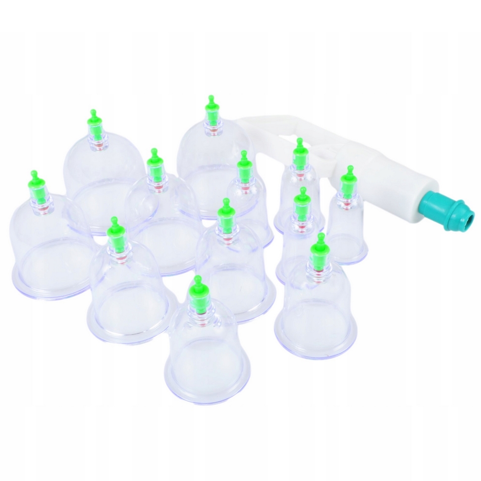 Bańki chińskie próżniowe bezogniowe masażer masaż cellulit zestaw 12szt - obrazek 3