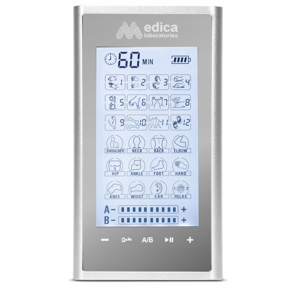 Elektrostymulator tens ems masażer usb-c + elektrody zestaw - obrazek 2