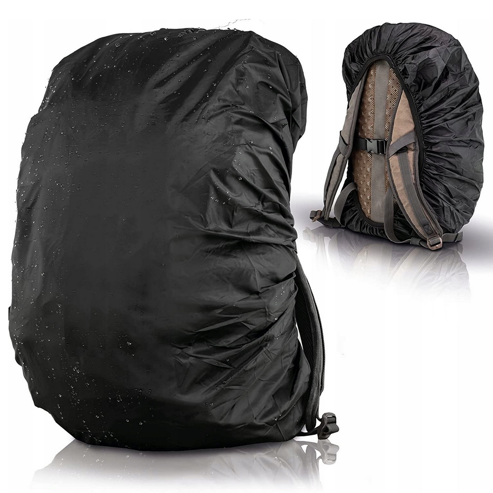 Pokrowiec na plecak wodoodporny przeciwdeszczowy peleryna na deszcz 35l - obrazek 3