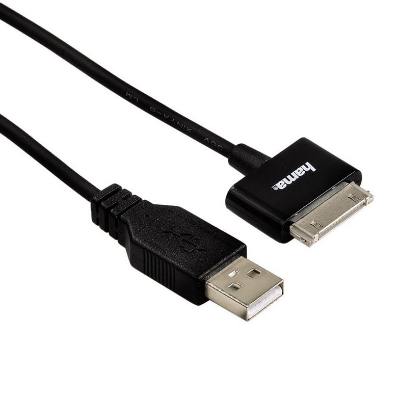 Hama adapter kabel ładowarka usb-a - 10 pin iphone 3 gs 4 ipod mini sync apple