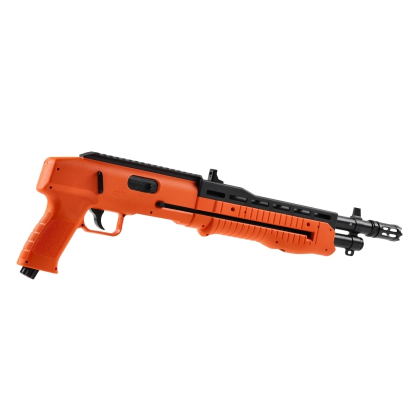 Wiatrówka strzelba na kule gumowe P2P HDB 68 kal. 68 BB CO2 pomarańczowa ekp<17J - obrazek 6