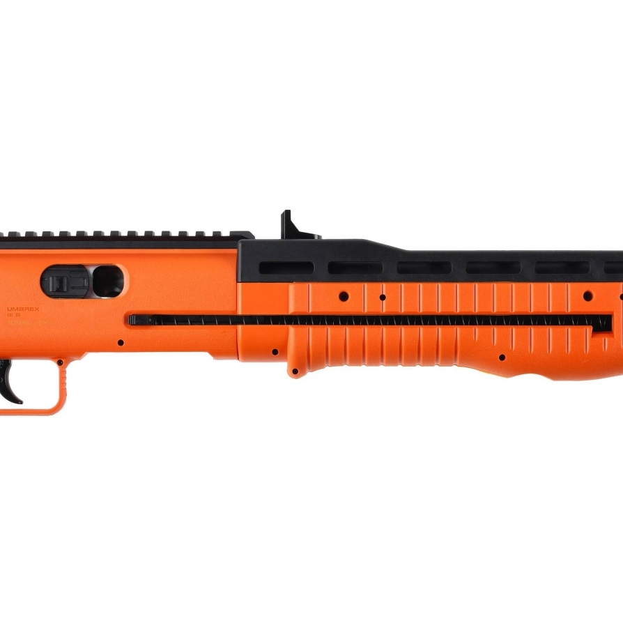 Wiatrówka strzelba na kule gumowe P2P HDB 68 kal. 68 BB CO2 pomarańczowa ekp<17J - obrazek 8