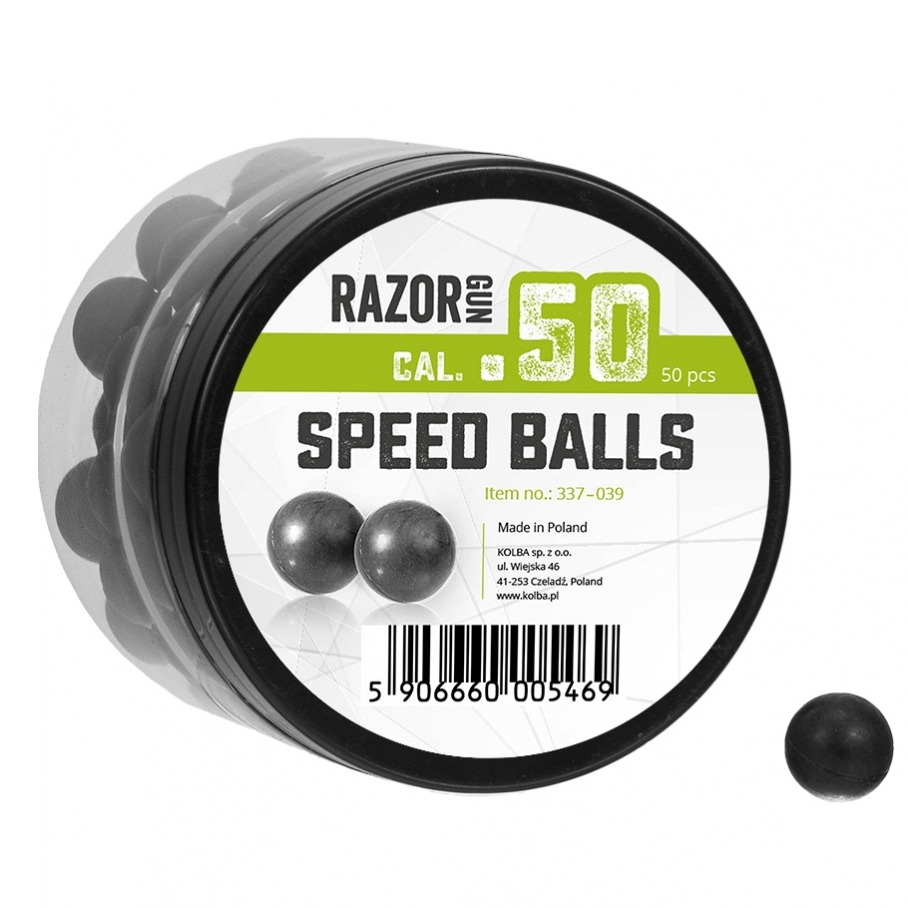 Kule gumowe RazorGun 50 kal. .50 do Umarex HDR50 HDP50 50 sztuk