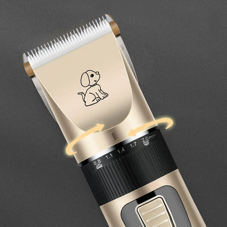 NUXIE® Maszynka do strzyżenia psa kota zwierząt profesjonalna stalowa zestaw - obrazek 2