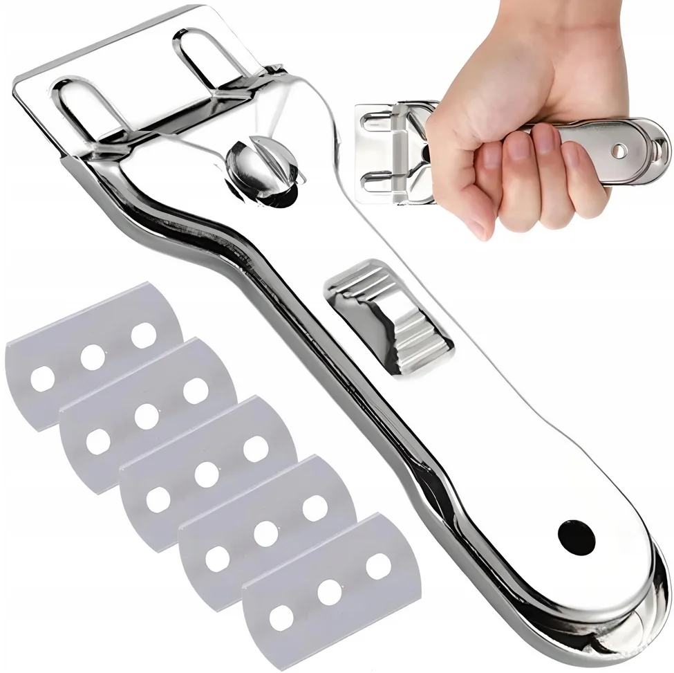 Skrobak do płyty indukcyjnej ceramicznej szyb 6x ostrze uniwersalny