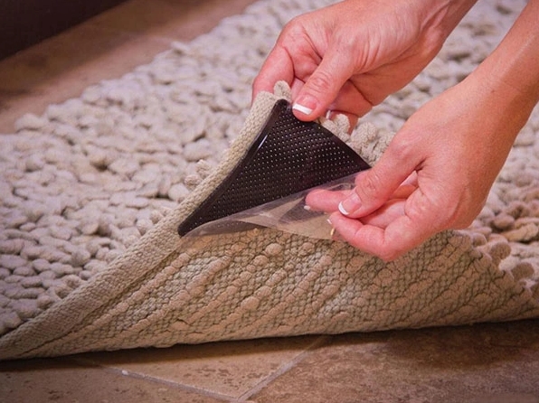 Podkładka antypoślizgowa podkładki antypoślizgowe pod dywan wykładzinę zestaw 8szt - obrazek 3