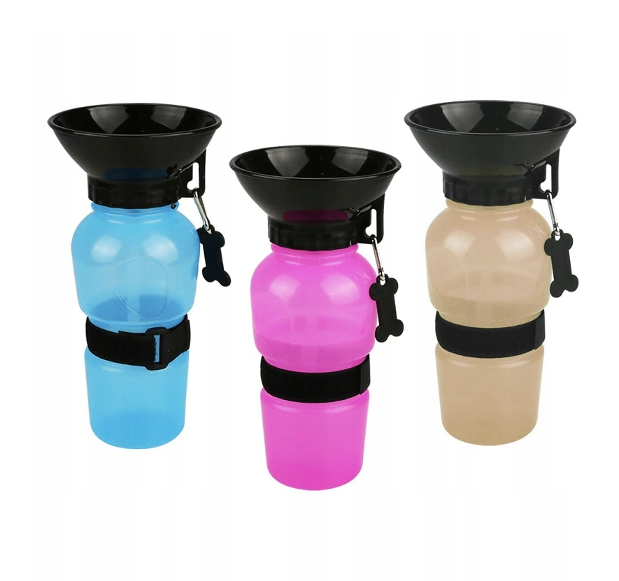 NUXIE® Butelka dla psa turystyczna bidon miska duża xl 500ml - obrazek 2