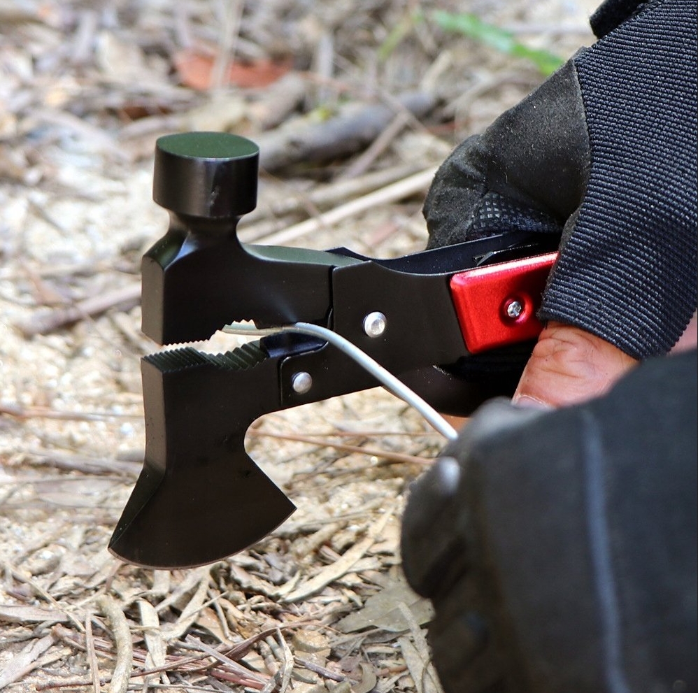 FOXTER® Multitool narzędzie wielofunkcyjne survival młotek etui 17w1 - obrazek 7