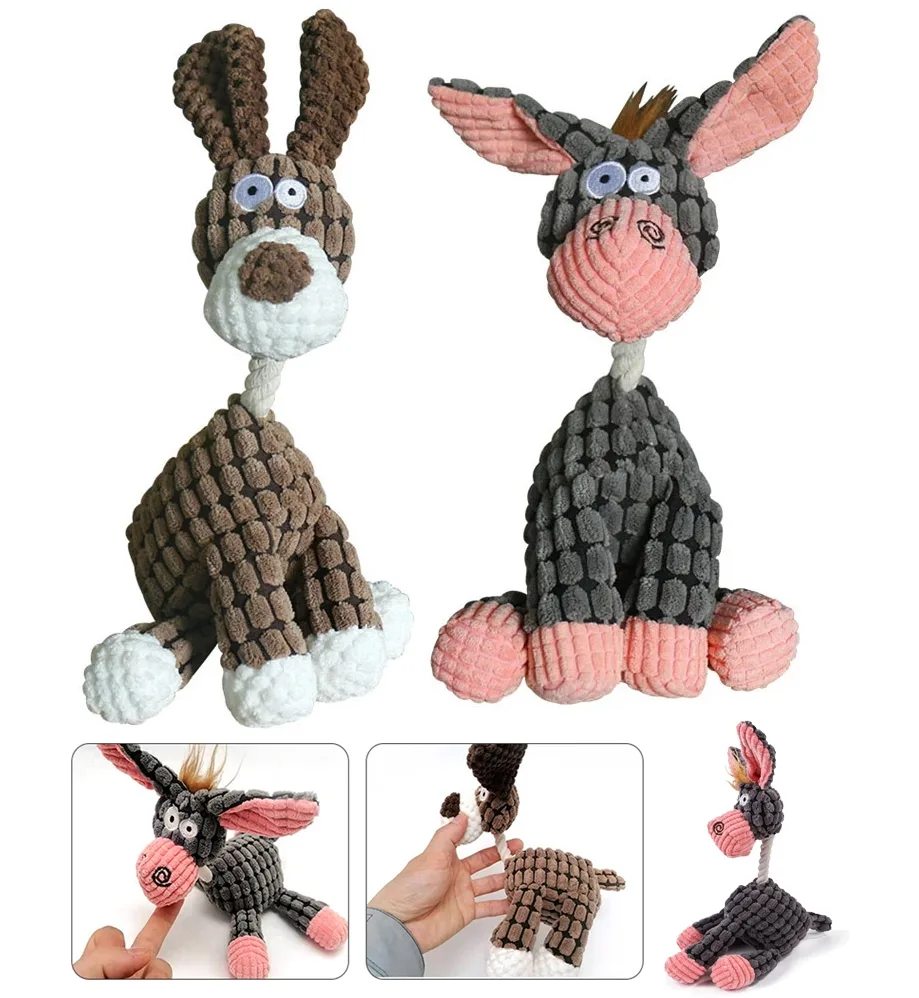 NUXIE® PREMIUM Zabawka dla psa kota pluszowa gryzak pluszak piszczałka