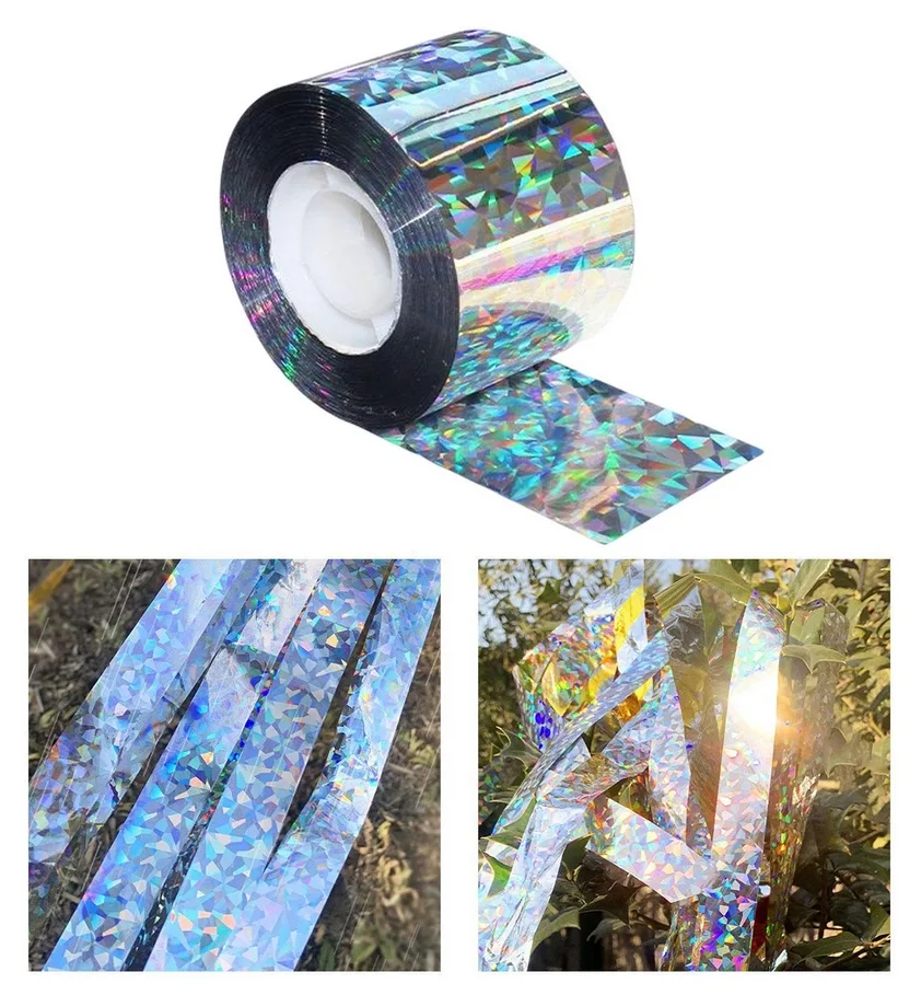 Taśma odstraszająca odstraszacz ptaków na ptaki ptaków 50m 4,8cm - obrazek 2