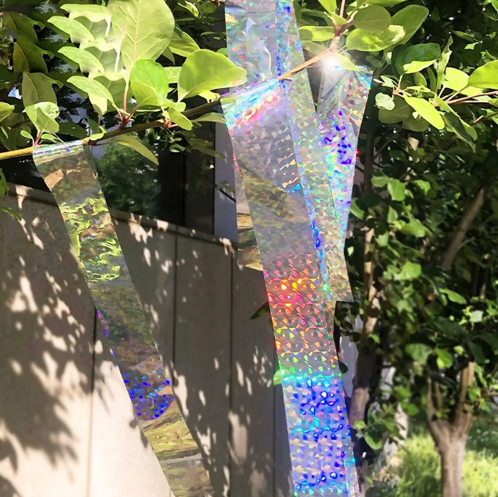 Taśma odstraszająca odstraszacz ptaków na ptaki ptaków 50m 4,8cm - obrazek 4