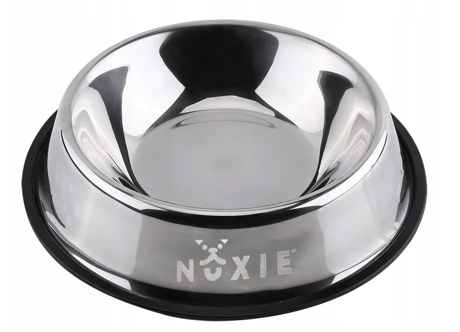 NUXIE® Miska dla psa metalowa antypoślizgowa 30cm 1500ml - obrazek 3