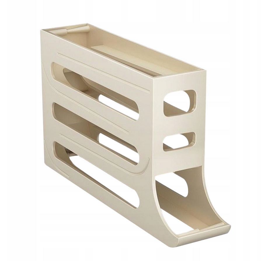 Pojemnik na jajka półka organizer do lodówki automatyczny podajnik do jajek - obrazek 4