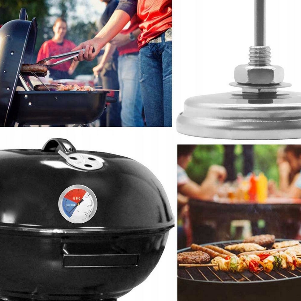 Termometr do grilla wędzarni bbq pieca pizzy - obrazek 2