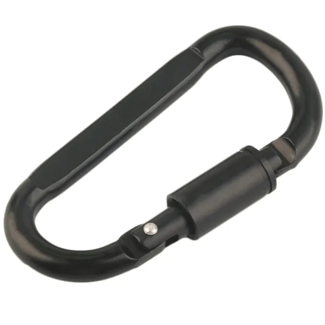 HÖGLER karabińczyk karabiek szekla survival do kluczy aluminiowy ozdobny 8cm 7,2mm