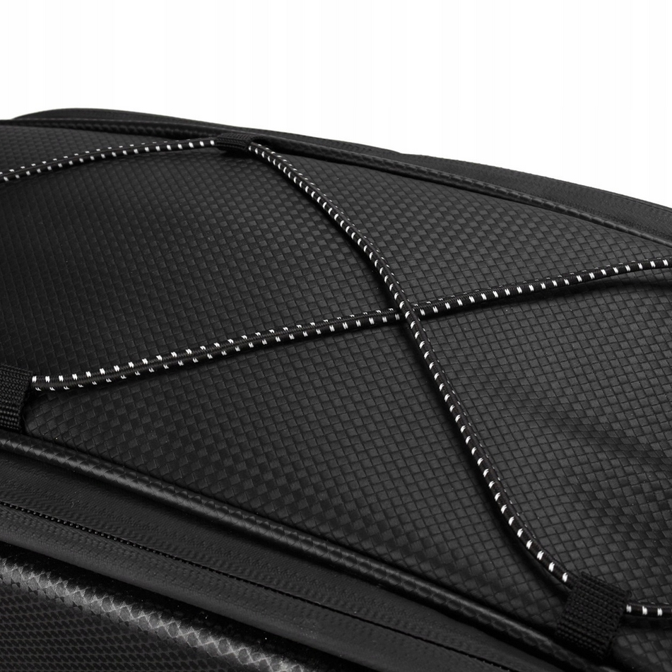 FOXTER®PREMIUM Sakwa rowerowa torba na bagażnik usztywniana wodoodporna odblaskowa kufer 10l xxl - obrazek 3