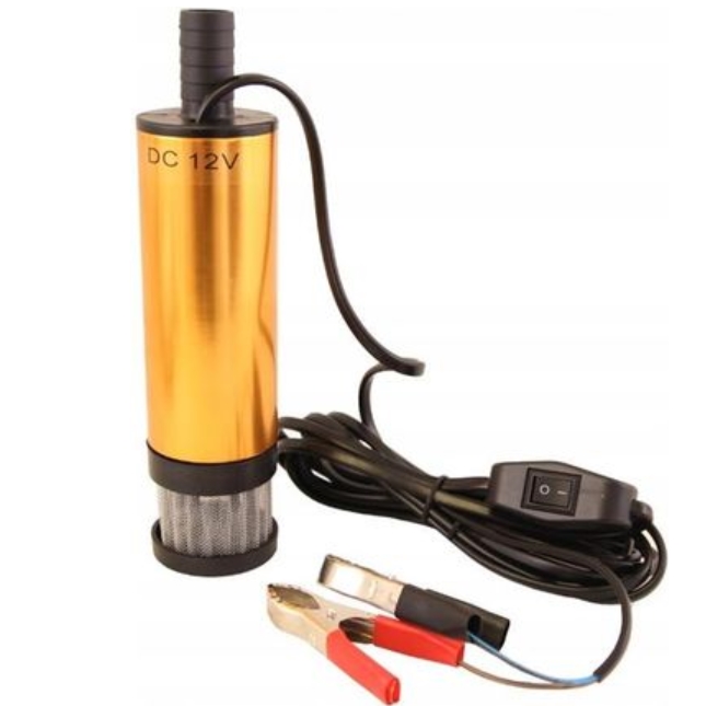Elektryczna pompka do spuszczania paliwa ropy oleju wody pompa filtr 12v - obrazek 4