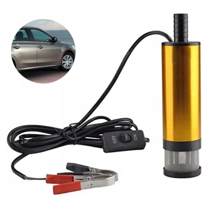 Elektryczna pompka do spuszczania paliwa ropy oleju wody pompa filtr 12v