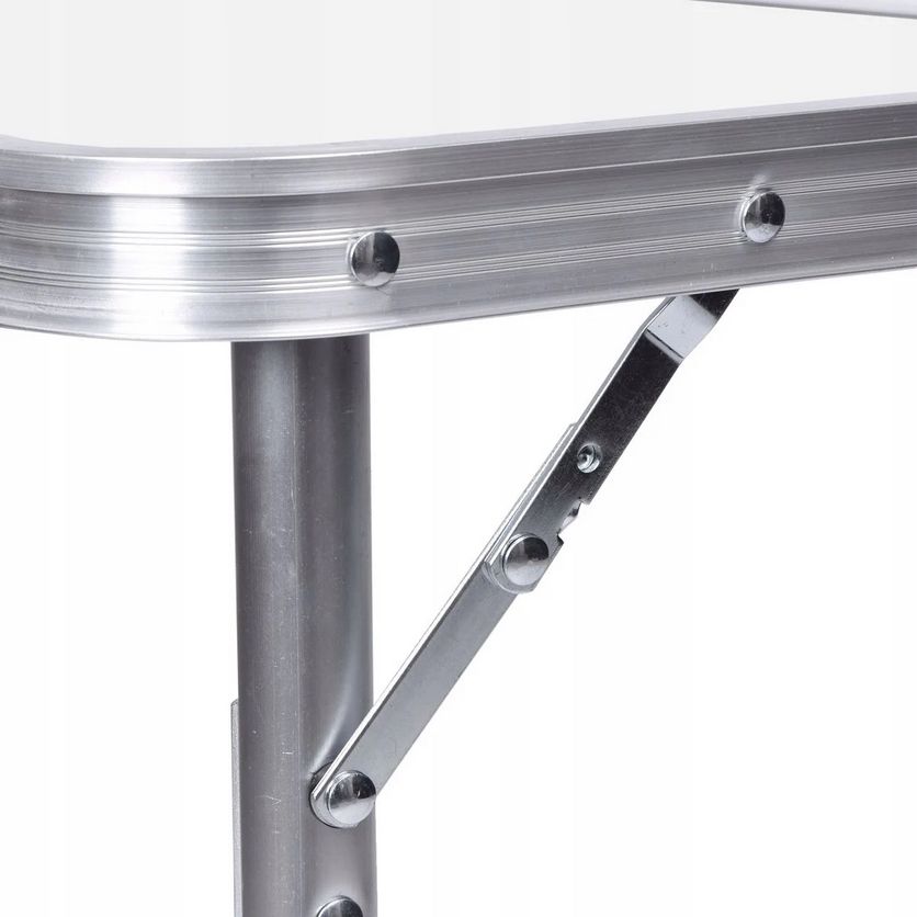 Stolik turystyczny składany aluminiowy kempingowy plażowy pod namiot 60x45cm - obrazek 3