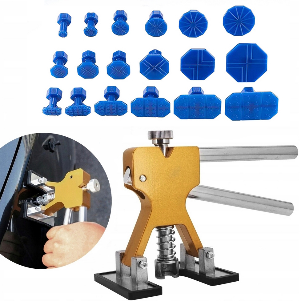 Zestaw do wyciągania wgnieceń usuwania wgniotek pdr puller + adaptery 18szt