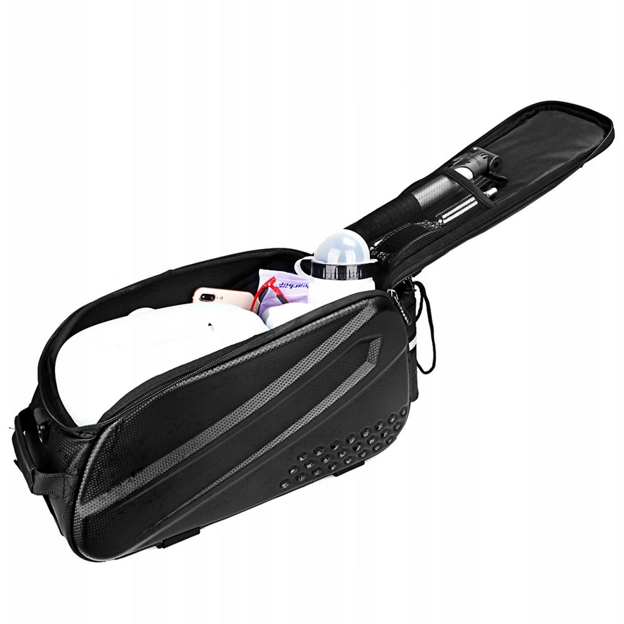 FOXTER®PREMIUM Sakwa rowerowa torba na bagażnik usztywniana wodoodporna odblaskowa kufer 10l xxl - obrazek 7