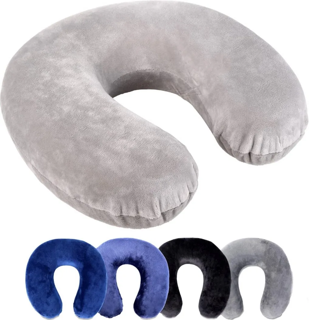 Poduszka rogal podróżna ortopedyczna na szyję memory