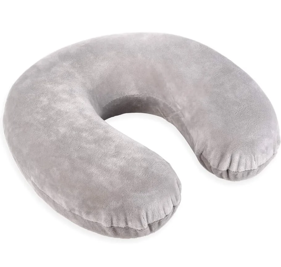 Poduszka rogal podróżna ortopedyczna na szyję memory - obrazek 2