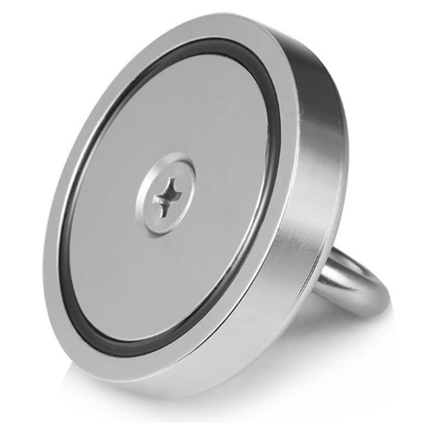 HÖGLER Magnes neodymowy oczkowy wędkarski mocny 75mm 200kg 1szt - obrazek 4