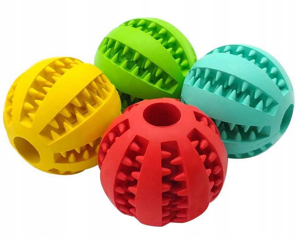 NUXIE® Piłka zabawka dla psa gryzak na przysmak 5cm - obrazek 5