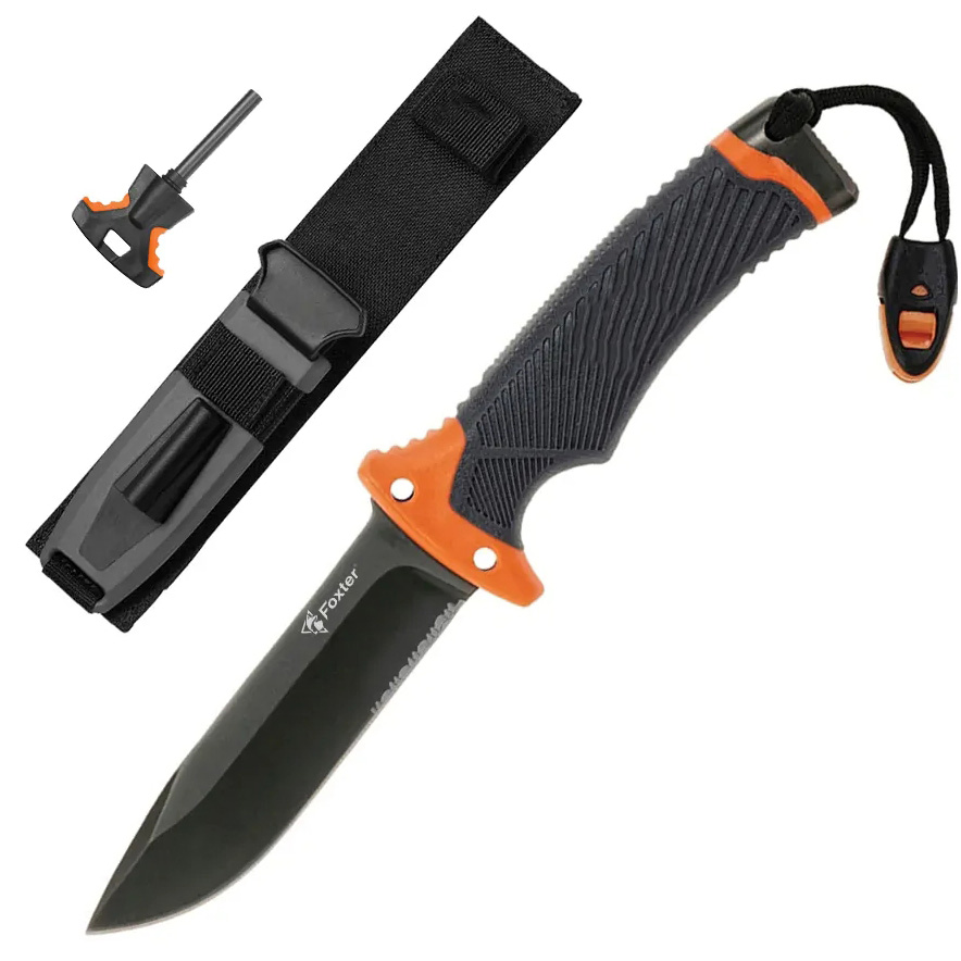 FOXTER® Nóż taktyczny wojskowy ratowniczy survival