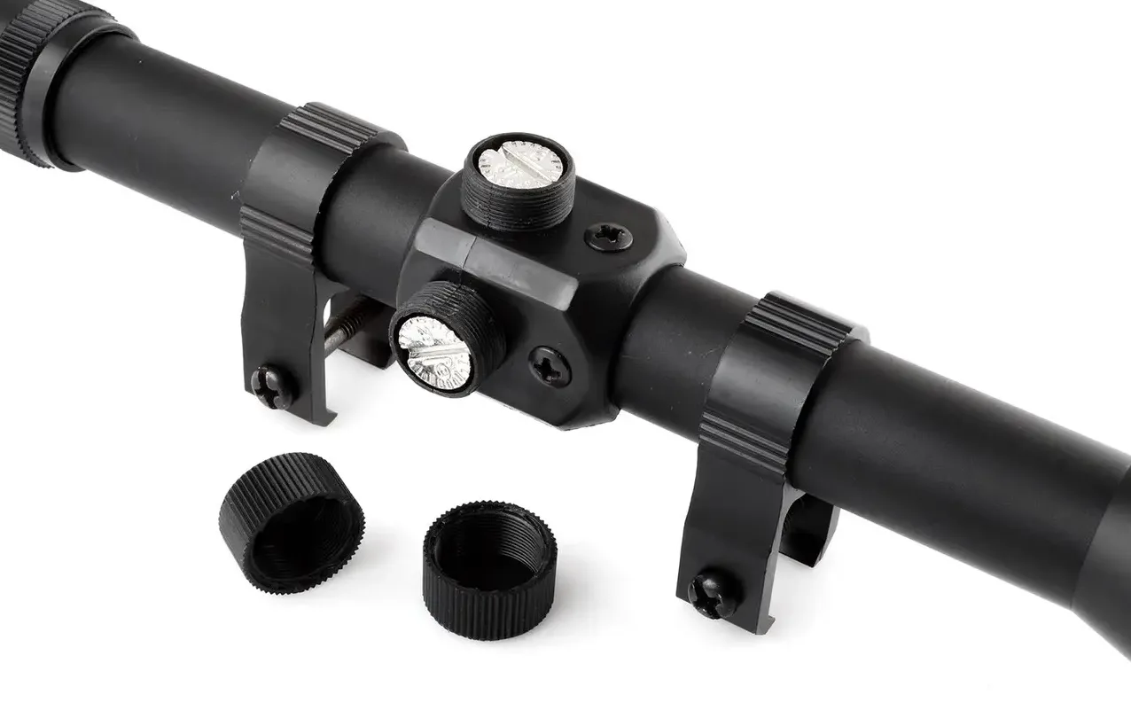 WESTSNIPE® Luneta celownicza 4x28 celownik optyczny wysoki montaż krzyż - obrazek 3