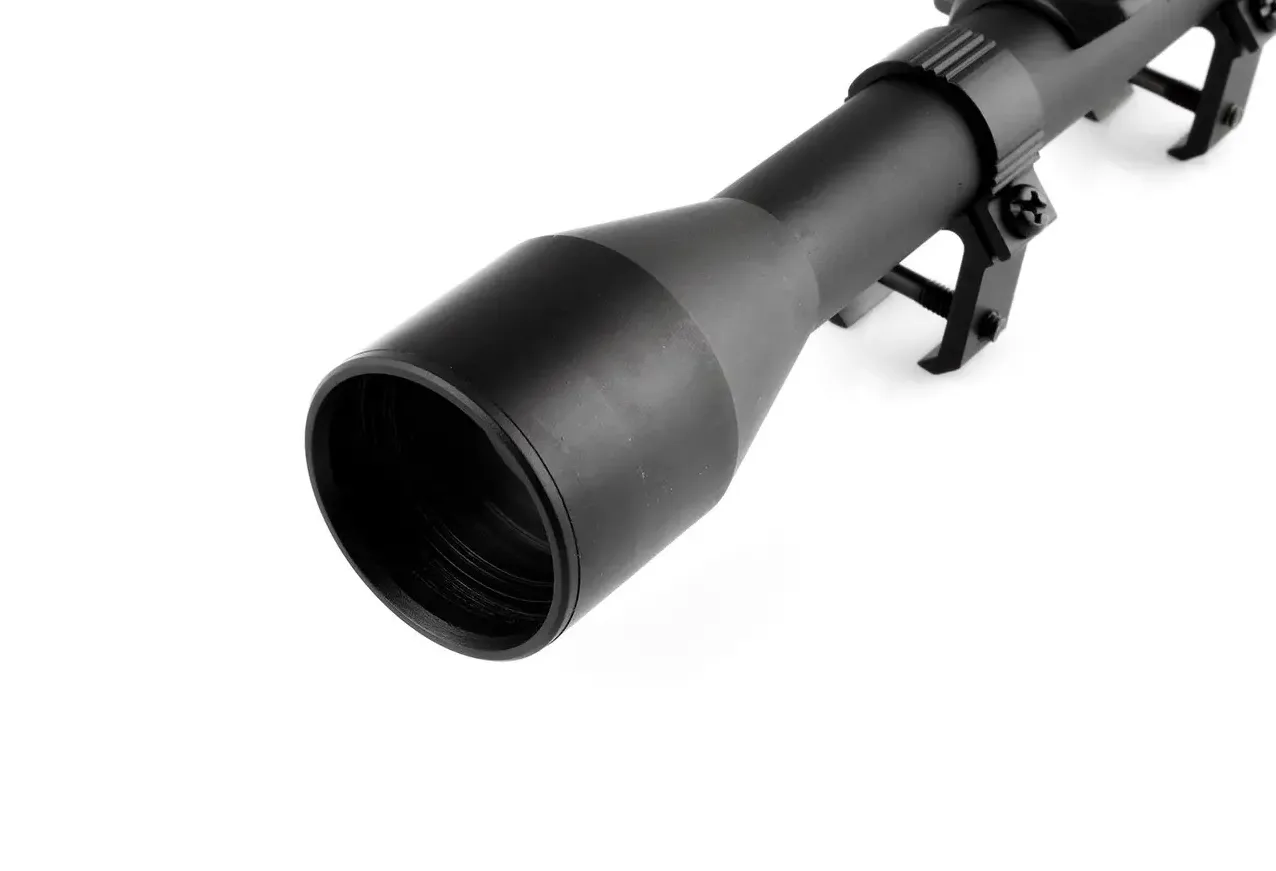 WESTSNIPE® Luneta celownicza 4x28 celownik optyczny wysoki montaż krzyż - obrazek 5