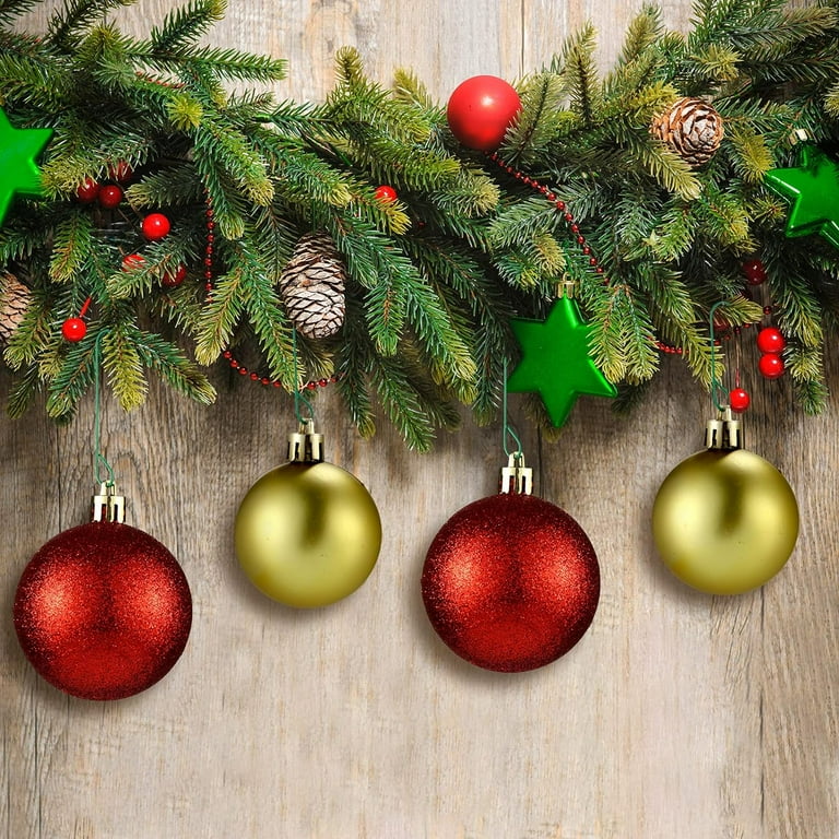 Haczyki do zawieszania bombek zawieszki choinkowe wieszaki metalowe zielone 35mm 75szt - obrazek 2