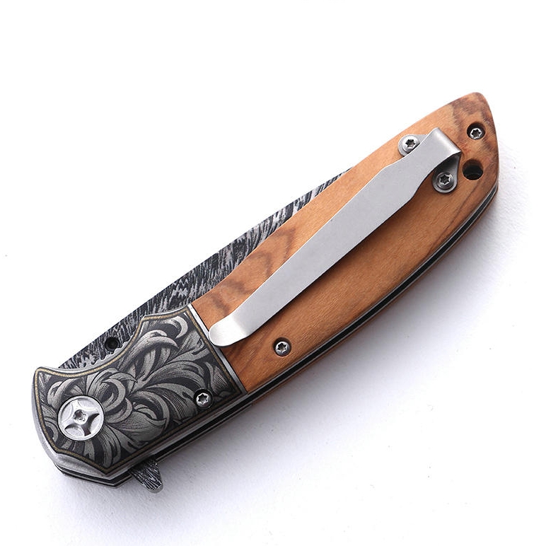 FOXTER® Nóż składany ratowniczy myśliwski survival 22cm - obrazek 6