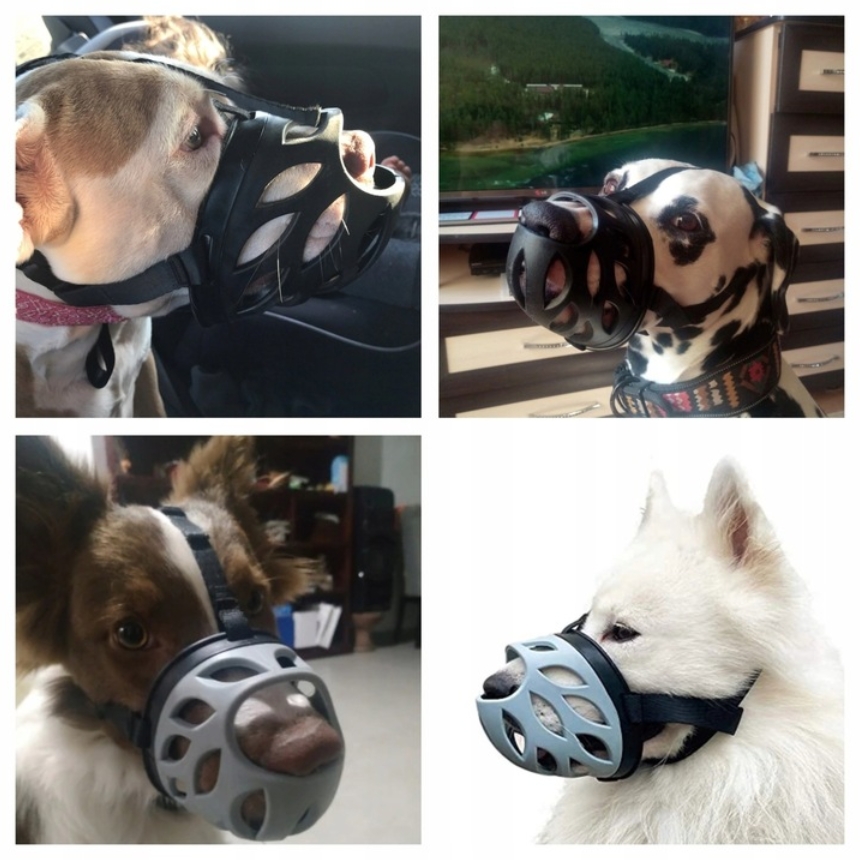 NUXIE® PREMIUM Kaganiec dla psa gumowy regulowany wygodny oddychający rozmiar xs - obrazek 7