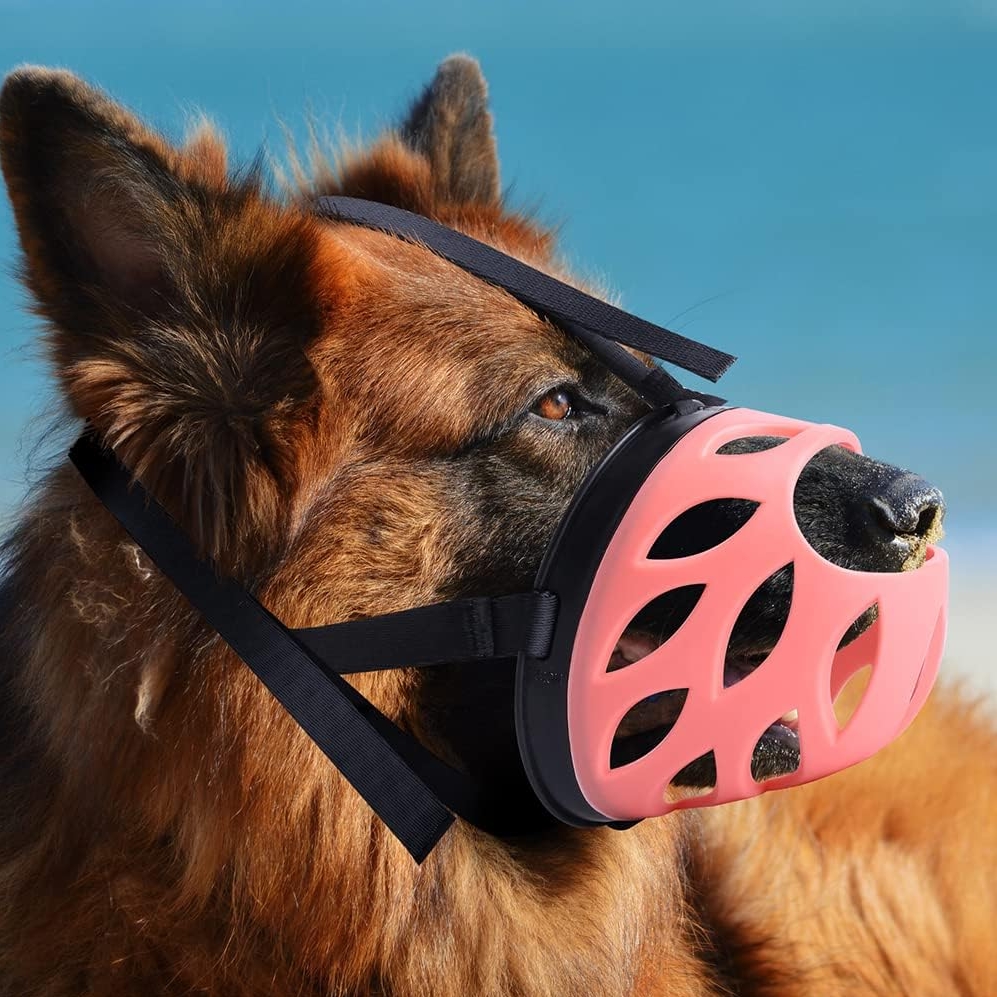 NUXIE® PREMIUM Kaganiec dla psa gumowy regulowany wygodny oddychający rozmiar xs - obrazek 8