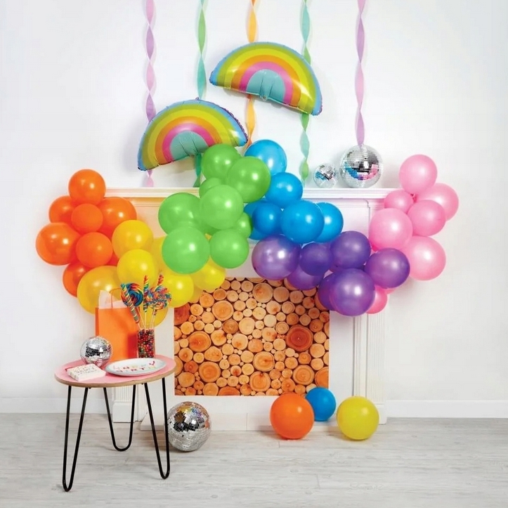 Balony kolorowe pastelowe na urodziny dzień dziecka dekoracja zestaw 35cm 100szt - obrazek 4
