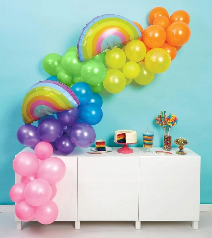 Balony kolorowe pastelowe na urodziny dzień dziecka dekoracja zestaw 35cm 100szt - obrazek 5