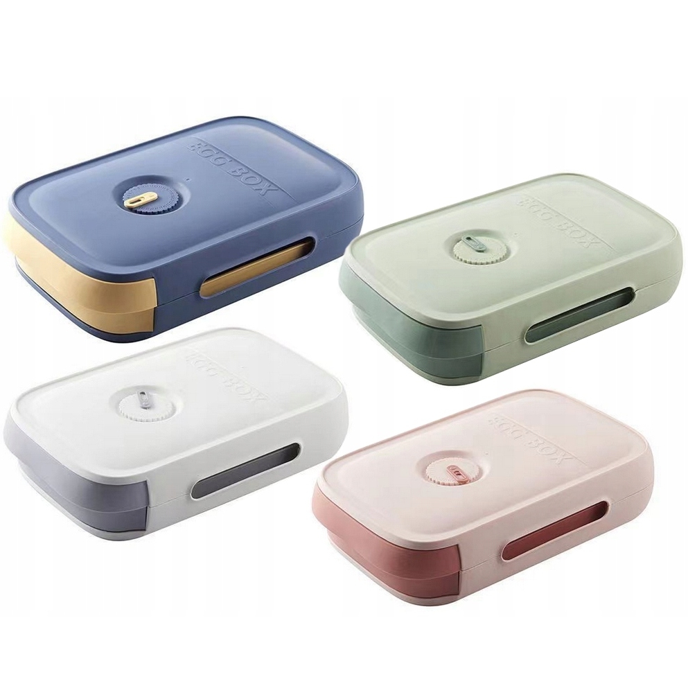 Pojemnik na jajka box organizer do lodówki szuflada do jaj pudełko - obrazek 3