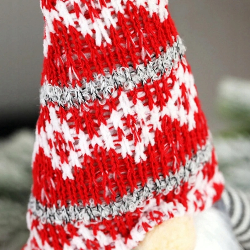 Skrzat krasnal świąteczny gnom pod choinkę zabawka mikołaj ozdoba świąteczna 42cm - obrazek 6