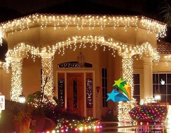 Sople 200 led grube zewnętrzne lampki biały ciepły ip44 programator 8 trybów 9m premium - obrazek 2