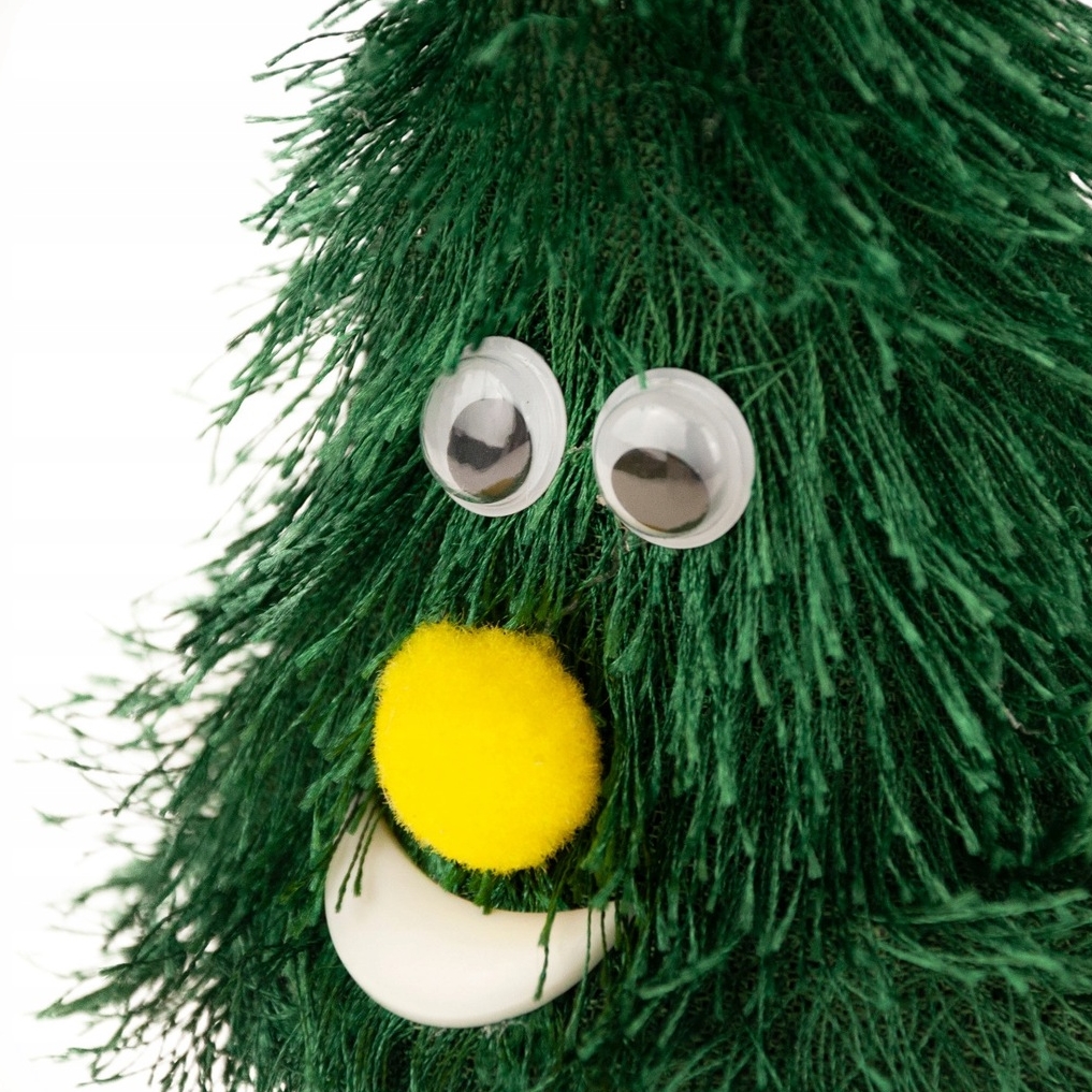 Śpiewająca choinka na baterie tańcząca grająca zielona świąteczna zabawka ozdoba - obrazek 4