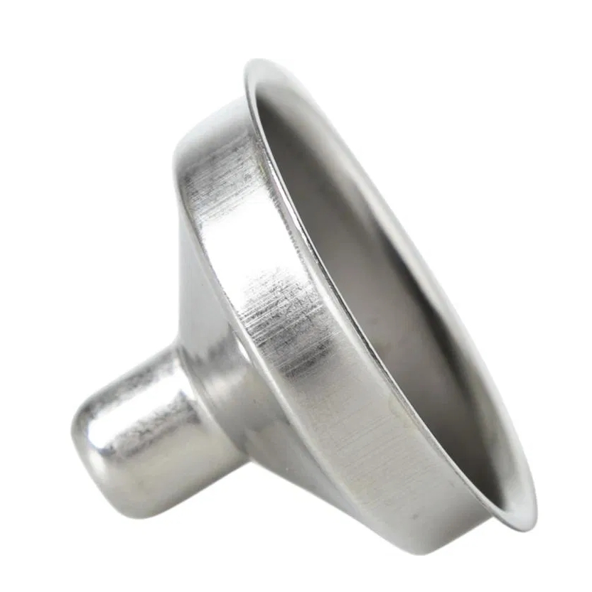 Piersiówka metalowa 270ml kieliszki turystyczne 4szt lejek etui zestaw outlet - obrazek 4