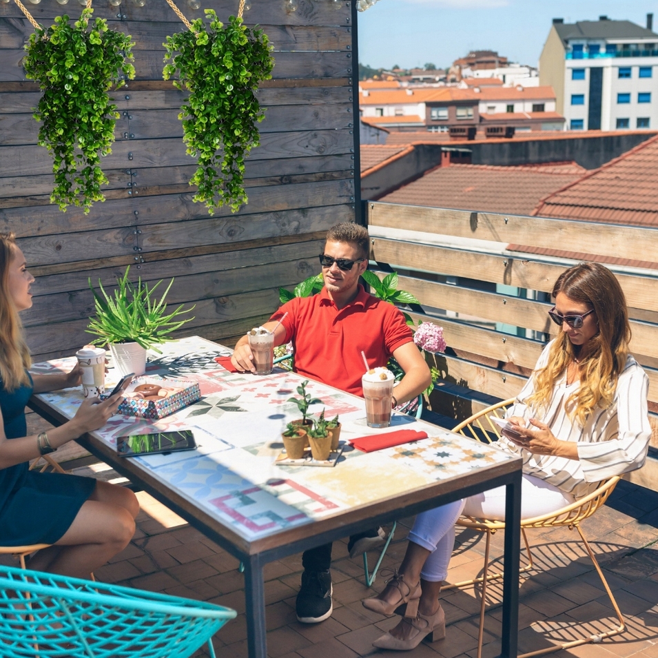 Sztuczne kwiaty wiszące zielony eukaliptus dekoracyjne na ślub imprezę 80cm - obrazek 10