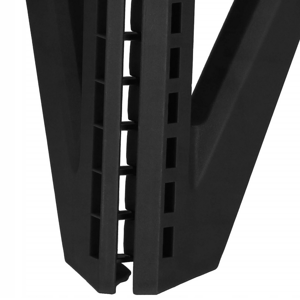 Stołek składany czarny taboret podest rozkładany uchwyt krzesełko - obrazek 5