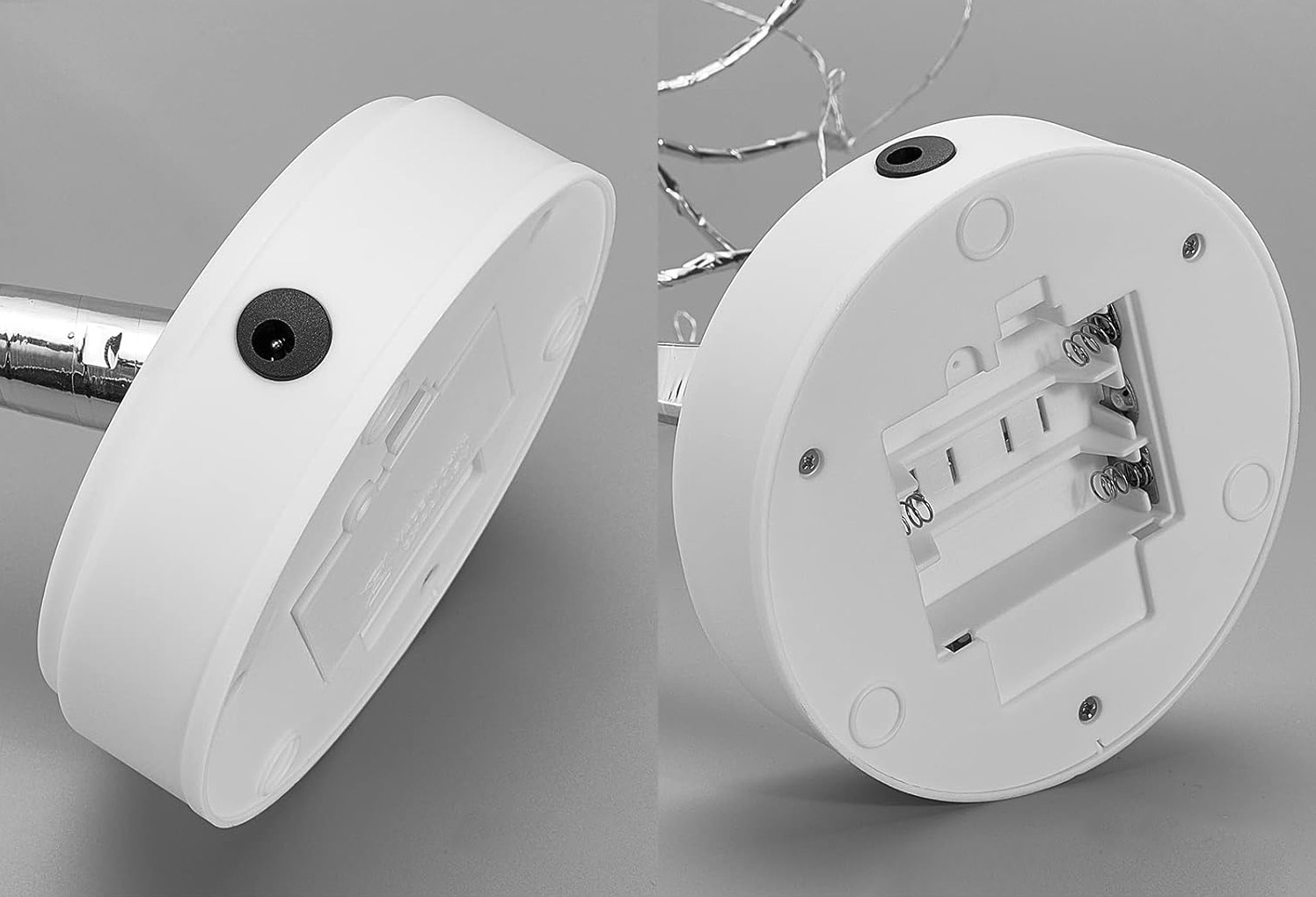 Świecące drzewko świąteczne 108 led bonsai lampka nocna programator biały ciepły dekoracja ozdoba 50cm - obrazek 5