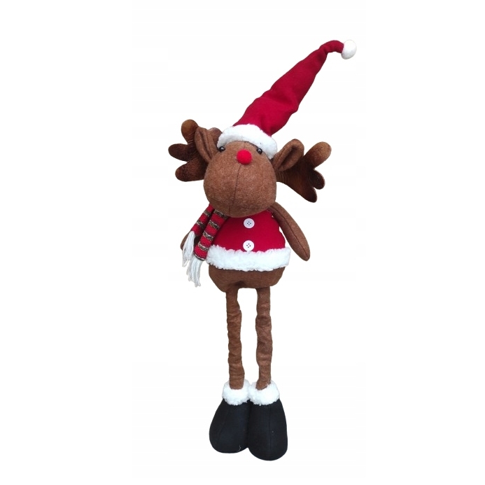 Renifer świąteczny teleskopowy łoś renifer mikołaj świąteczny figurka ozdoba 80cm - obrazek 5