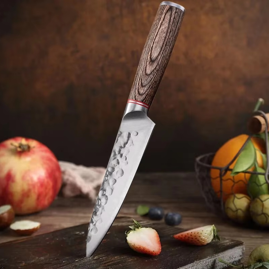 FOXTER® Nóż myśliwski szefa uniwersalny ostry finka pokrowiec 24cm - obrazek 8