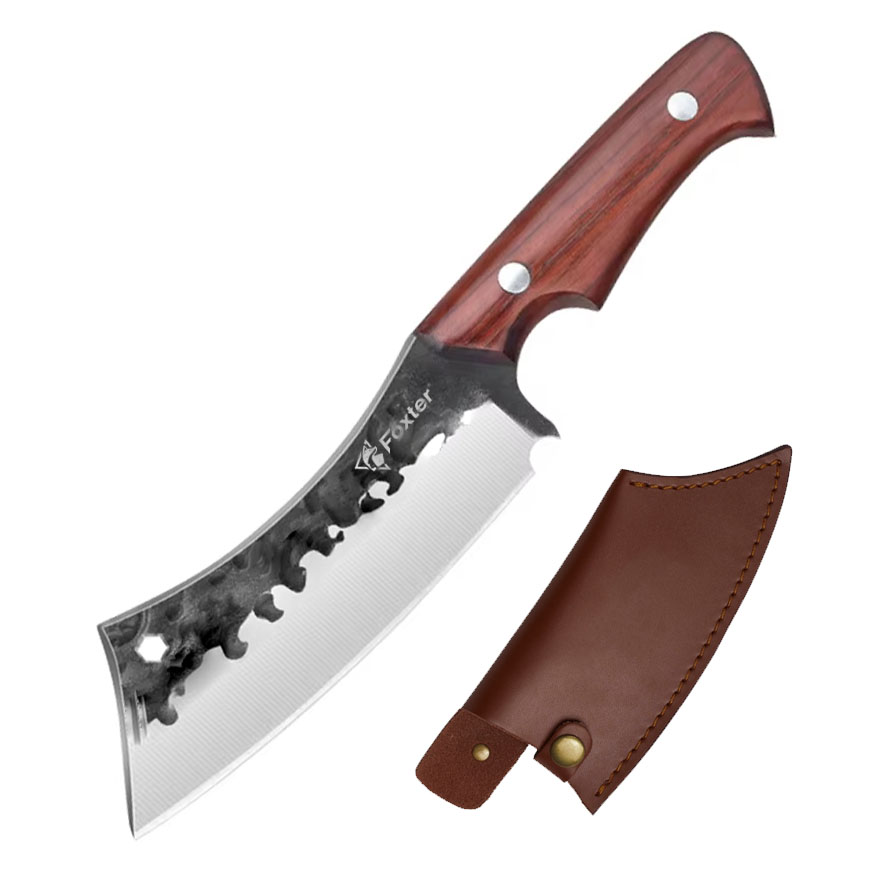 FOXTER® Nóż myśliwski szefa ostry tasak japan 22cm